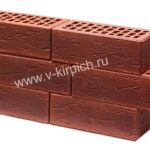 Кирпич лицевой керамический с утолщенной стенкой кортен руст М150