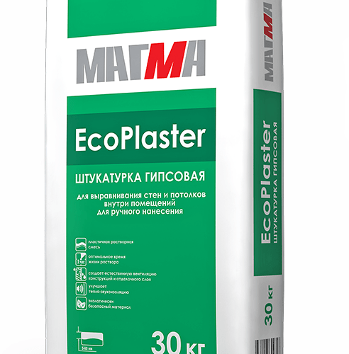Штукатурка гипсовая «EcoPlaster»