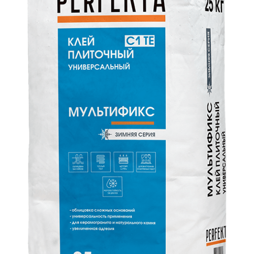 Клей плиточный универсальный Мультификс C1 TE Зимняя серия