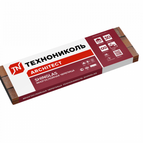 ТЕХНОНИКОЛЬ SHINGLAS многослойная черепица Ранчо