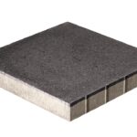Тротуарная плитка 6К7 500x500x70 Стандарт Черный