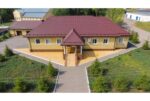 Металлочерепица "Камея" ("Kamea") v01 0,5 Satin Matt RAL 3005 красное вино — изображение 13