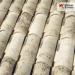 Керамическая черепица La Escandella Curved Roof Tile T5I Aitana 215×500 мм
