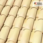 Керамическая черепица La Escandella Curved Roof Tile T5R Red 215×500 мм