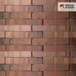 Клинкерный кирпич Laterem Antique №19 Тёмно-красный архитектурный с подпалами 290x85x50 мм