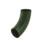 Колено сливное Aquasystem D100 мм, GreenCoat Pural BT, RR 11 (зеленый)