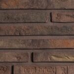 Минеральный кирпич ручной формовки REAL BRICK Горький шоколад Antic, 0.5 Ригель 440x50x50 мм