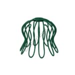 Сетка воронки Паук Aquasystem D90 мм, GreenCoat Pural BT, RAL 6005 (зеленый)