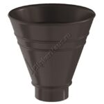 Воронка водосборная круглая Aquasystem D100 мм, GreenCoat Pural BT matt, RR 32 (коричневый)