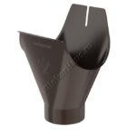Воронка желоба Aquasystem D150 мм, GreenCoat Pural BT, RR 32 (коричневый)