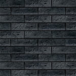 Фасадная плитка НВФ Хард 1.0 RAL 9011 250х80х26 мм