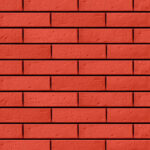 Фасадная плитка НВФ Крафт 1.0 RAL 3028 250х80х26 мм